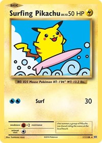 Surfing Pikachu - XY - Evolutions #111/108