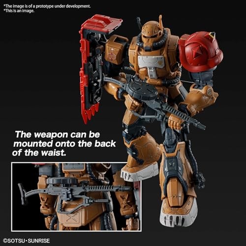 Bandai Gundam:  Zaku II F Type Solari HG 1/144 Model Kit Pack of 1