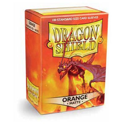 Dragon Shield: Matte Orange - 100 Ct. Box