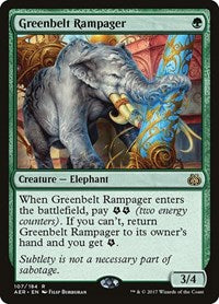 Greenbelt Rampager - Aether Revolt - 107