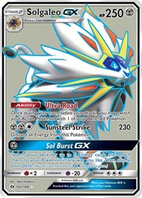 Solgaleo GX (Full Art) - SM Base Set #143/149