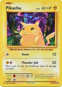 Pikachu - 35/108 (Cracked Ice Holo) - Deck Exclusives #035/108