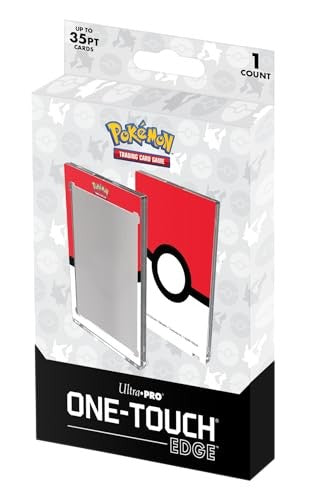 Ultra Pro: 35pt One-Touch Edge Poké Ball Magnetic Card Holder