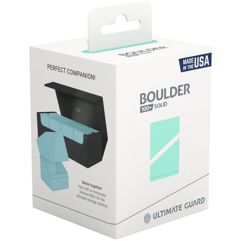 Ultimate Guard: Boulder Solid 100+ Deck Box Mint Green