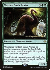 Verdant Sun's Avatar - Prerelease Cards - 213