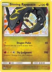 Shining Rayquaza - Shining Legends #56/73