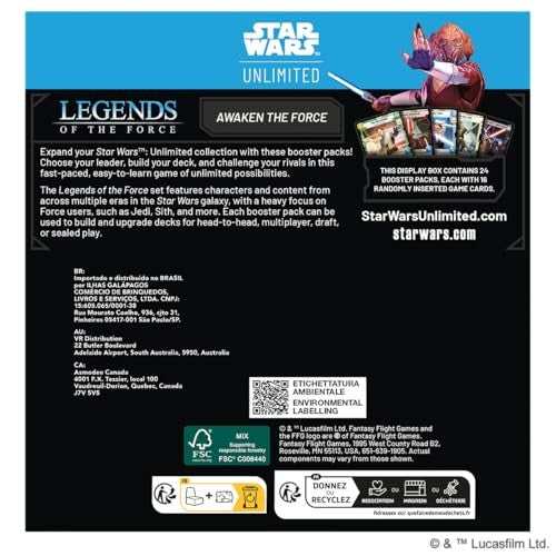 Star Wars: Legends of the Force Booster Box