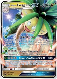 Alolan Exeggutor GX - SM - Crimson Invasion #74/111