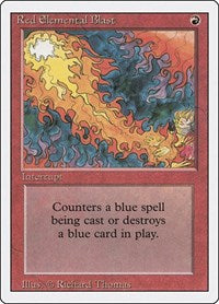 Red Elemental Blast - Revised Edition