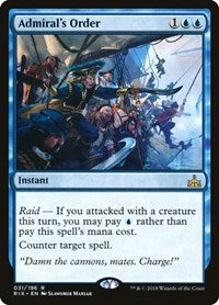 Admiral's Order - Rivals of Ixalan - 31