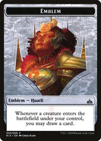 Emblem - Huatli, Radiant Champion - Rivals of Ixalan - 5