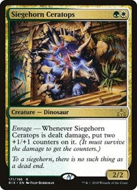 Siegehorn Ceratops - Rivals of Ixalan - 171