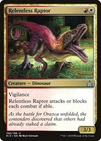 Relentless Raptor - Rivals of Ixalan - 169
