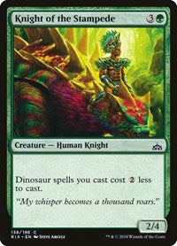 Knight of the Stampede - Rivals of Ixalan - 138