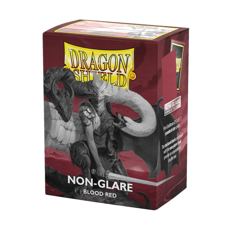 Dragon Shield: Non Glare Blood Red Card Sleeves 100 CT