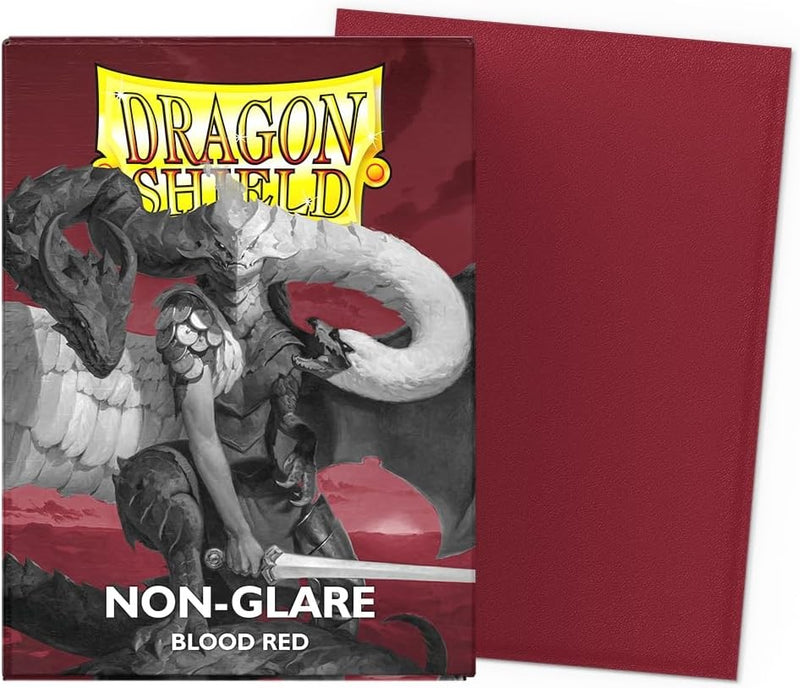 Dragon Shield: Non Glare Blood Red Card Sleeves 100 CT