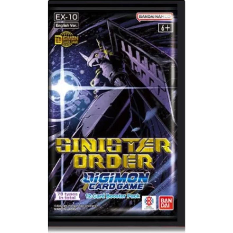Bandai Digimon:  EX10 Sinister Order Booster Pack