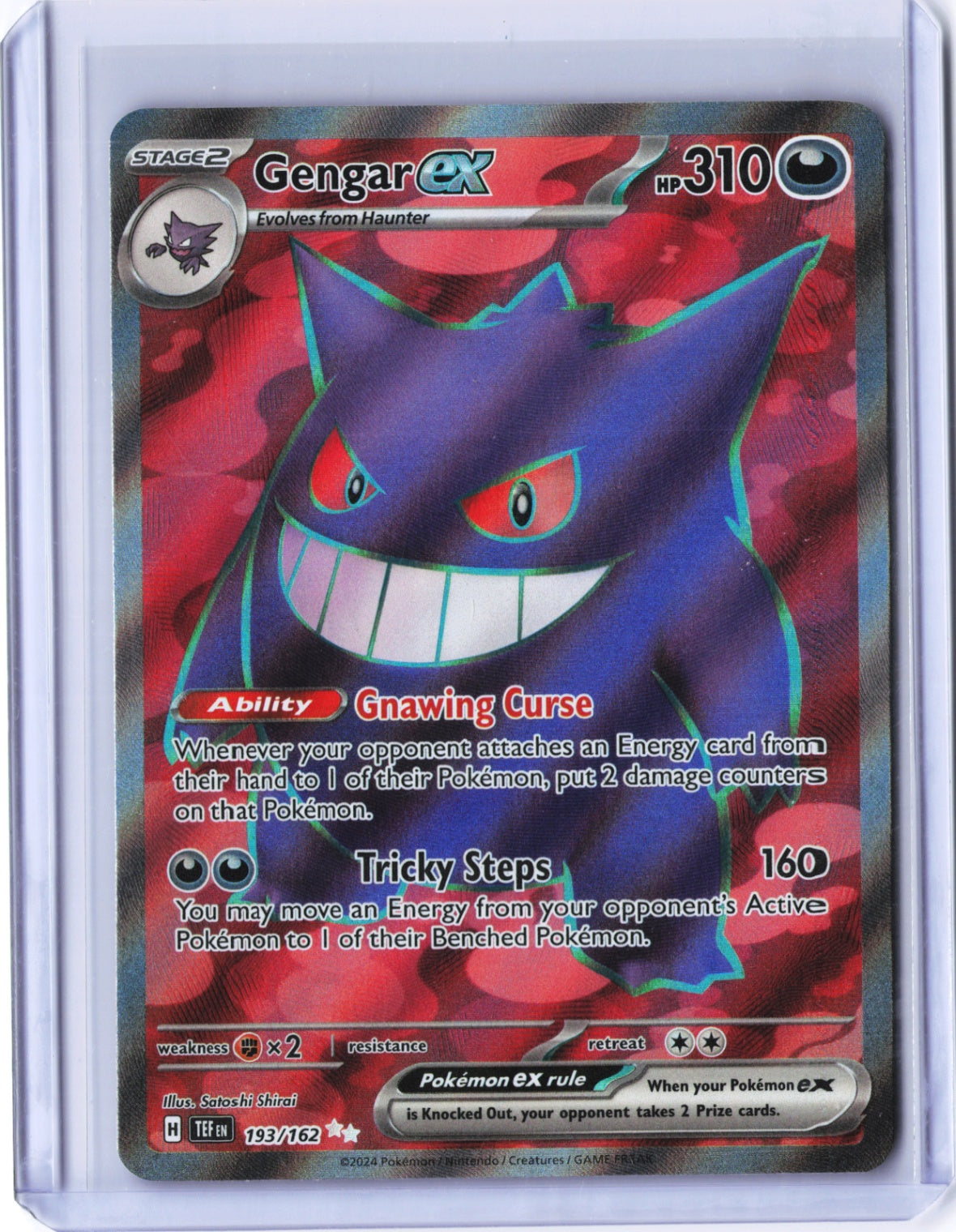 Gengar ex - Ultra Rare SV05: Temporal Forces 193/162 NM