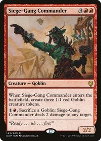 Siege-Gang Commander - Dominaria - 143