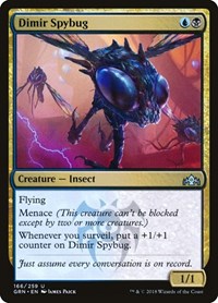 Dimir Spybug - Guilds of Ravnica - 166