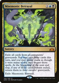 Mnemonic Betrayal - Guilds of Ravnica - 189