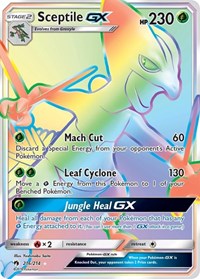 Sceptile GX (Secret) - SM - Lost Thunder #216/214