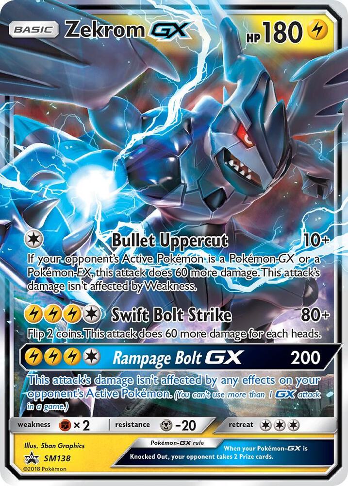 Zekrom GX - SM Promos #SM138