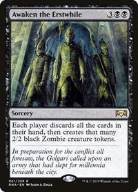 Awaken the Erstwhile - Ravnica Allegiance - 61