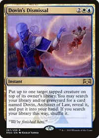 Dovin's Dismissal - Ravnica Allegiance - 267