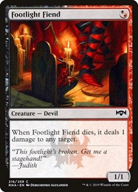 Footlight Fiend - Ravnica Allegiance - 216