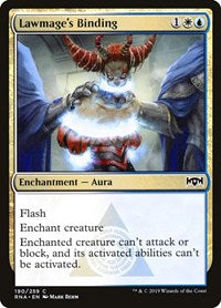 Lawmage's Binding - Ravnica Allegiance - 190