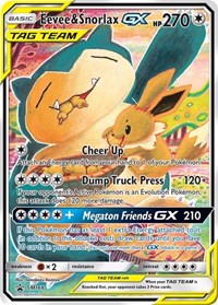 Eevee & Snorlax GX - SM Promos #SM169