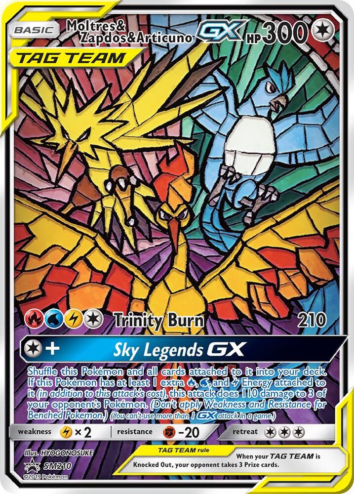 Moltres & Zapdos & Articuno GX - SM Promos #SM210