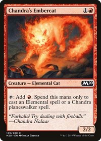Chandra's Embercat - Core Set 2020 - 129