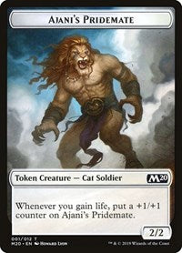Ajani's Pridemate Token - Core Set 2020 - 1