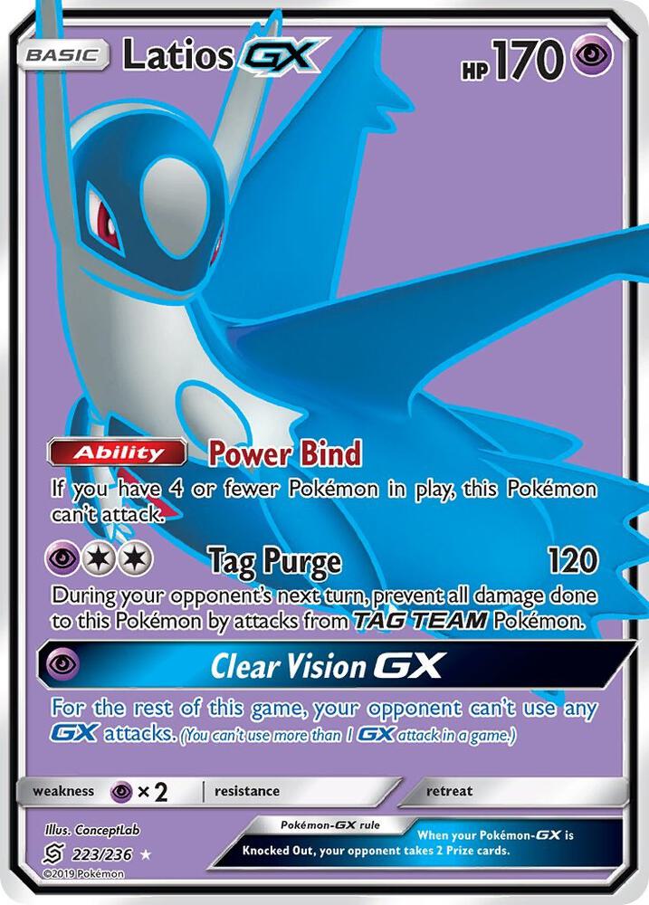 Latios GX (Full Art) - SM - Unified Minds #223/236