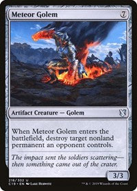 Meteor Golem - Commander 2019 - 218