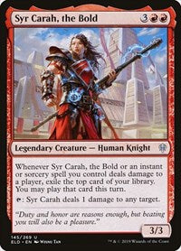 Syr Carah, the Bold - Throne of Eldraine - 145