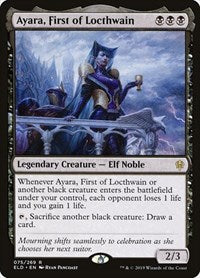 Ayara, First of Locthwain - Throne of Eldraine - 75