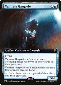 Vantress Gargoyle (Extended Art) - Throne of Eldraine - 349