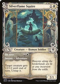 Silverflame Squire (Showcase) - Throne of Eldraine - 279