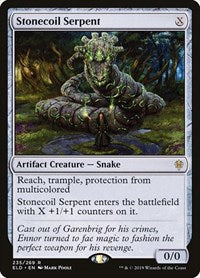 Stonecoil Serpent - Throne of Eldraine - 235