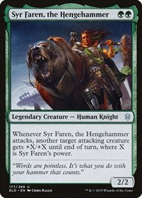 Syr Faren, the Hengehammer - Throne of Eldraine - 177