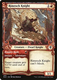 Rimrock Knight (Showcase) - Throne of Eldraine - 294
