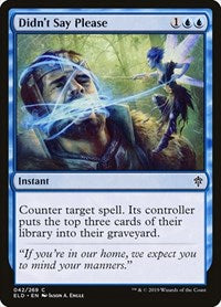 Didn't Say Please - Throne of Eldraine - 42