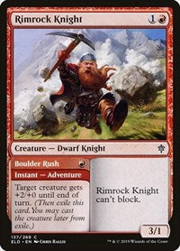 Rimrock Knight - Throne of Eldraine - 137