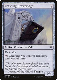 Crashing Drawbridge - Throne of Eldraine - 217