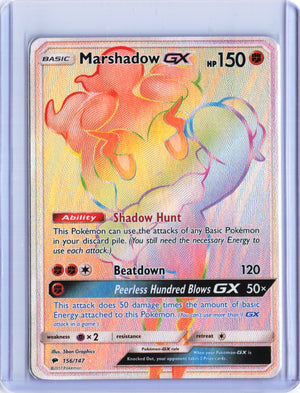 Marshadow GX (Secret) Secret Rare SM - Burning Shadows 156/147 NM
