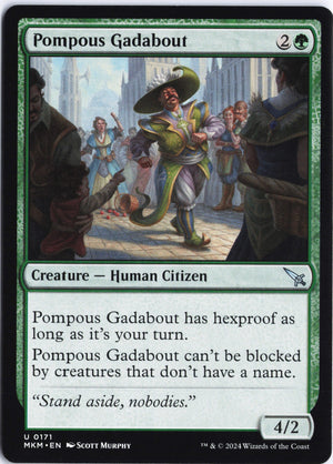 Pompous Gadabout U Murders at Karlov Manor 171 NM