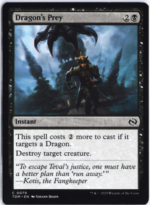 Dragon's Prey C Tarkir: Dragonstorm 79 NM